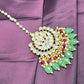 Layered Kundan Maang Tikka