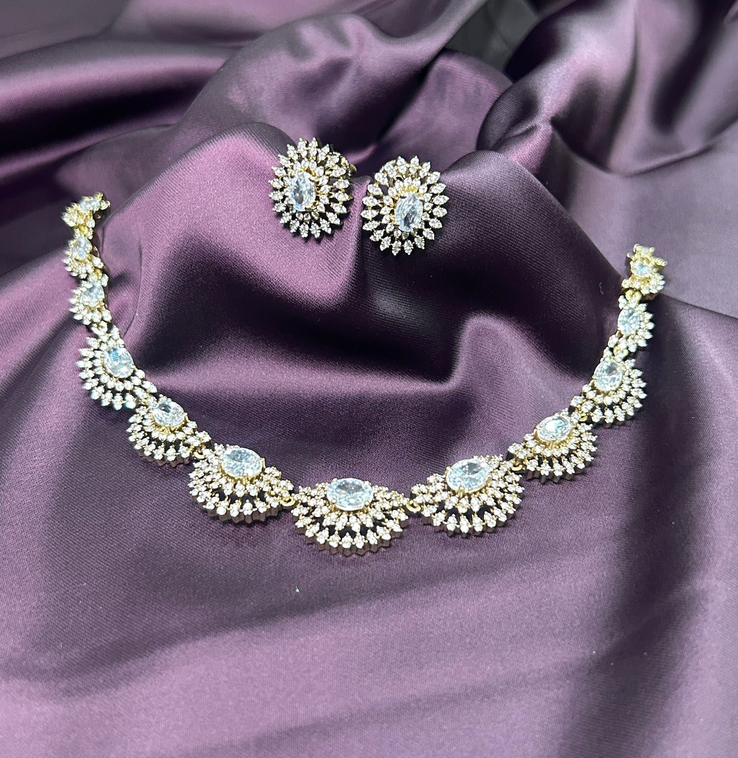 Crystal Radiance Necklace Set