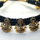Lakshmi Motif Thread Temple Necklace