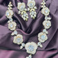 Crystal Blossom Necklace Set