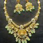 Divine Lakshmi Temple Bridal Necklace Set