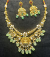 Divine Lakshmi Temple Bridal Necklace Set