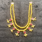 Double Layer Teardrop Ruby Maharashtrian Necklace