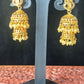 Grand Double Layered Gold Jhumkas