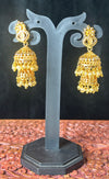 Grand Double Layered Gold Jhumkas