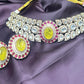 Sunstone Ruby Polki Choker Set
