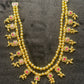 Double Layer Floral Ruby Maharashtrian Necklace