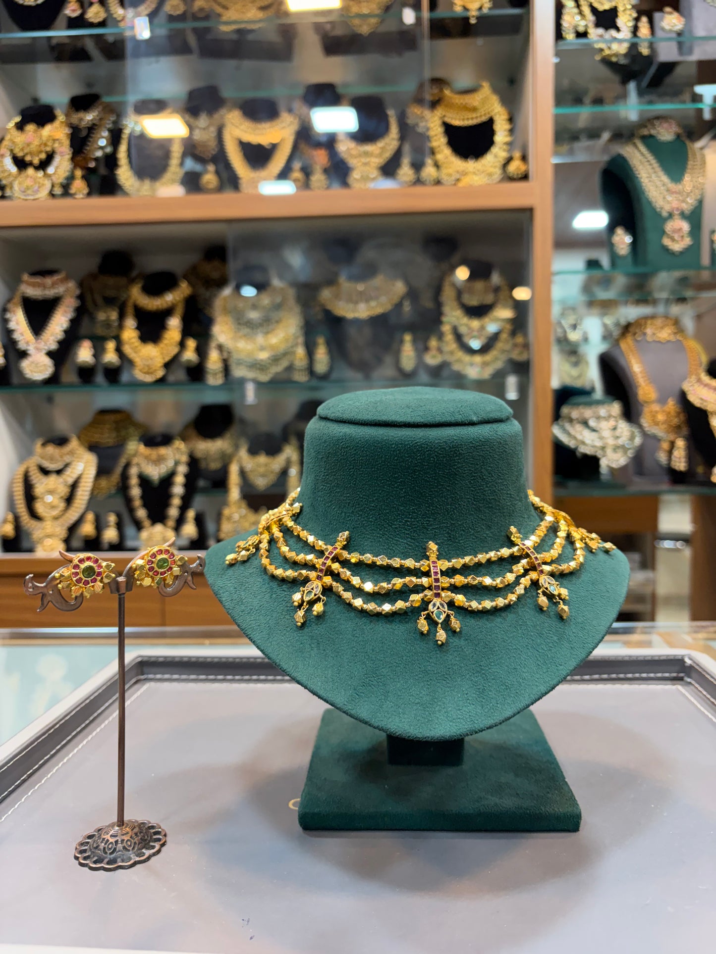 Royal Layered Temple Necklace Set