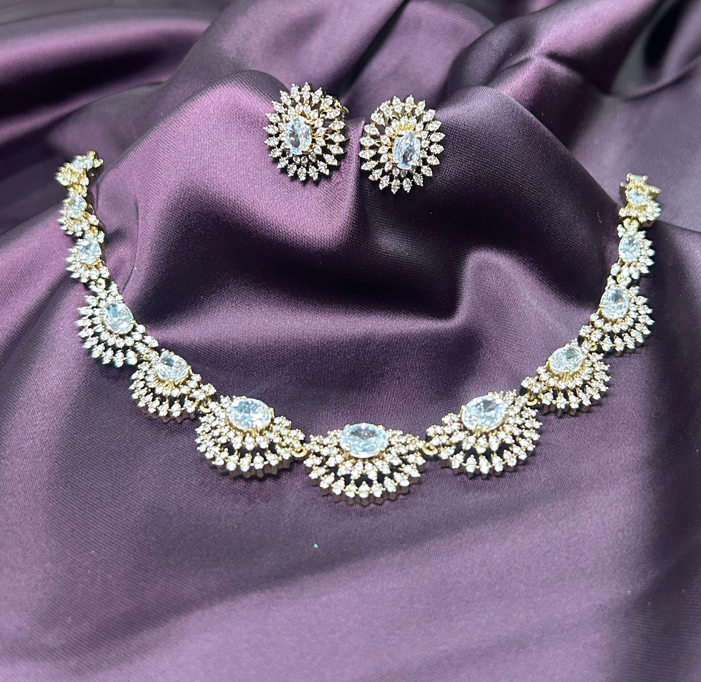 Crystal Radiance Necklace Set