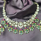 Multicolor Kundan Peacock Necklace Set