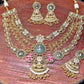 Heritage Meenakari Temple Necklace Set