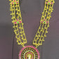 Royal Peacock Design Temple Necklace