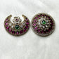 Pachi Kundan Surya-Chandra Hair Brooch Set