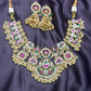 Kundan Floral Choker Necklace Set