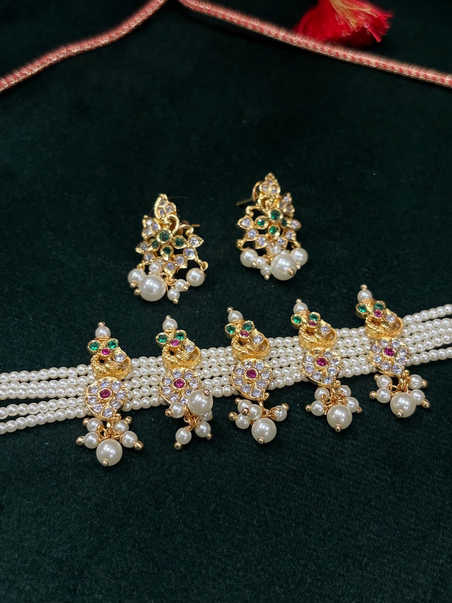 Mayurangi Pearl Choker Set