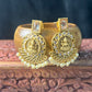 Lakshmi Coin Temple Chand Earrings