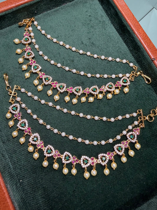 Mayuri Pearl Ear Chain