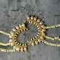 Antique Leaf Motif Ear Cuffs with Pearl Chains – Festive Heritage Design