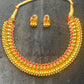 Rajlaxmi Antique Temple Necklace Set