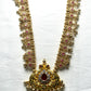 Antique Lakshmi Temple Haar with Ruby Stone Pendant