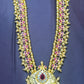 Ruby Temple-Style Haar with Ornate Central Pendant