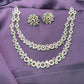 Amethyst Double-Layer Necklace Set