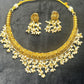 Padmakshi Pearl Antique Hasli Set