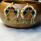 Royal Arch Pachi Kundan Bugdi Earrings