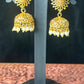 Golden Pearl Dome Jhumkas
