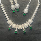 Emerald Grace CZ Necklace Set