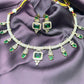 Emerald Royal Charm Necklace Set
