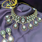 Royal Polki Kundan Necklace with Ruby & Emerald Enamel Work