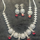 Radiant Ruby Elegance Necklace Set