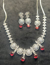 Radiant Ruby Elegance Necklace Set