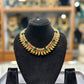 Royal Maharashtrian Gemstone Leaf Choker Necklace