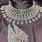 Blush Pink & Diamond Choker Necklace Set