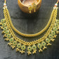 Green Stone Gadi Style Necklace Set