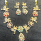 Parindey Floral Fusion Necklace Set