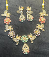 Parindey Floral Fusion Necklace Set