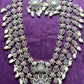 Majestic Peacock Motif Bridal Necklace Set with Earrings