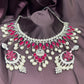 Ruby, Pearl & Diamond Statement Necklace Set