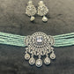 Pastel Prism Beaded Choker Set