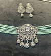 Pastel Prism Beaded Choker Set