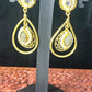 Royal Teardrop Pearl & Stone Earrings