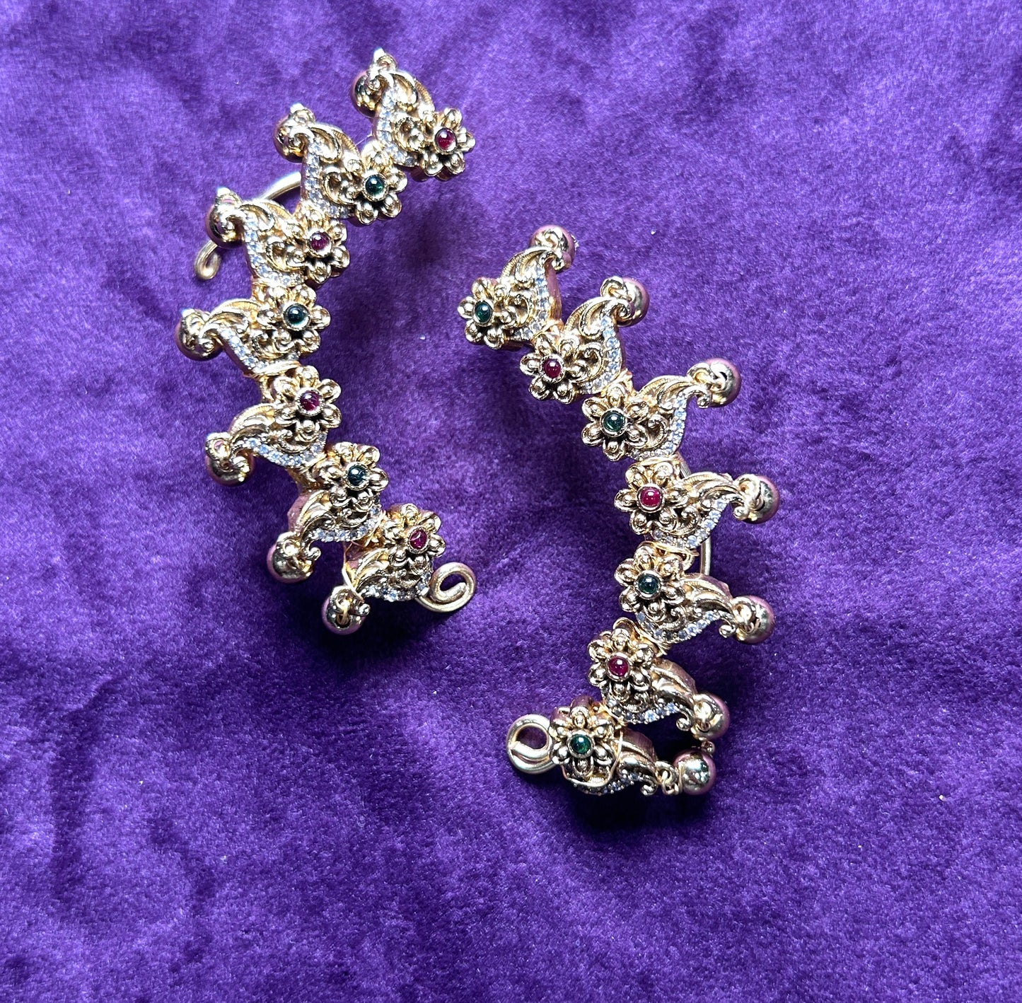 Antique Finish Peacock Design Baju Band