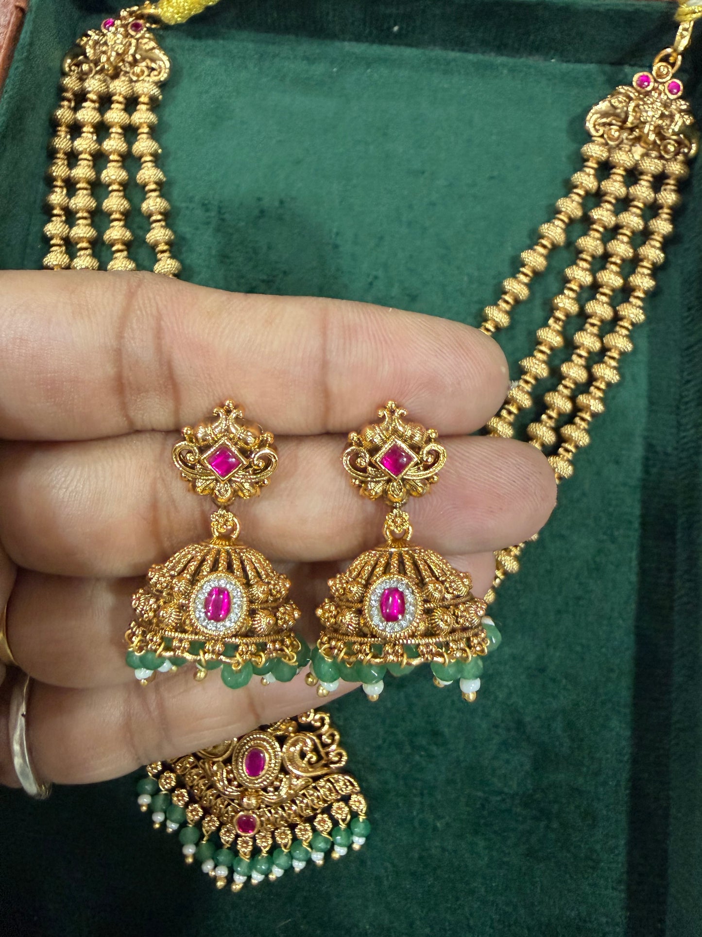 Rajwada Panchladi Haar Set