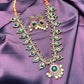 Emerald Blossom Traditional Necklace Set