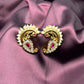 Paisley Pearl & Stone Earrings