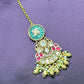 Enamel Blossom Maang Tikka