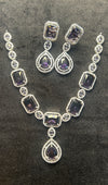 Royal Amethyst Glam Necklace Set